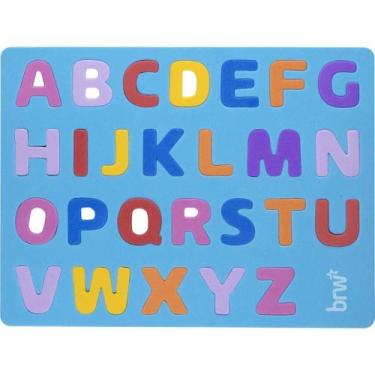 Imagem de Brinquedo Pedagógico EVA Dipedu Alfabeto 26 Letras Blister - BRW