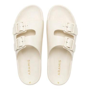 Imagem de Chinelo Aramis Slide Kansas 2 Masculino, Off white, 40
