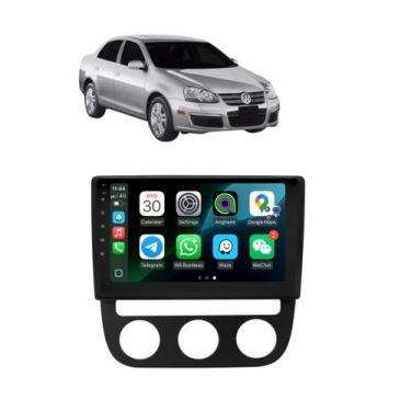 Imagem de Kit Multimídia Jetta 2006 07 08 09 2010 9 Pol Android Carplay 2/32GB -