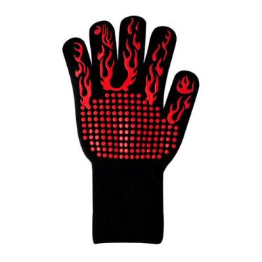 Imagem de Luva Térmica Churrasco Forno Cozinha Resistente Temperaturas - Clink