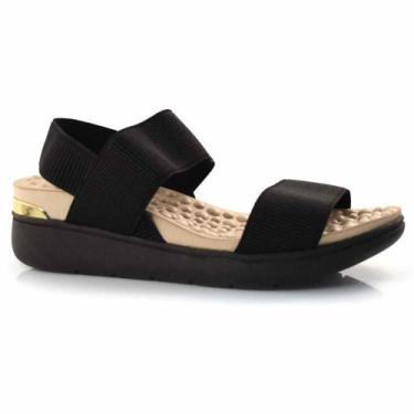 Imagem de Sandália Anabela Feminina Modare 7151.102.21177, Preto, 35