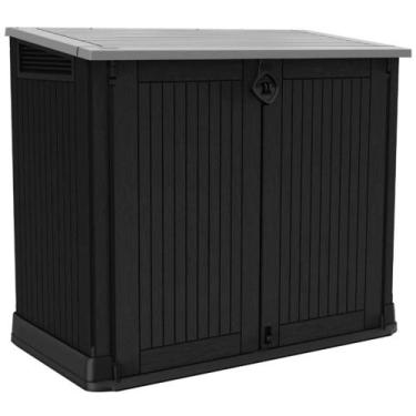 Imagem de Armário Baú Depósito 880l Multiuso Externo Store Midi Modular Cinza e 