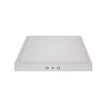 Imagem de Plafon Led Sobrepor 24W Quadrado 3000K Branco Blumenau - Blumenau Lust