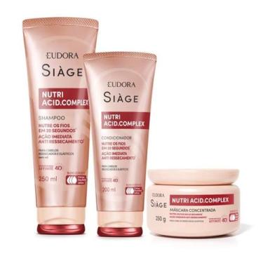 Imagem de Eudora siage nutri adic. shampoo condicionador mascara