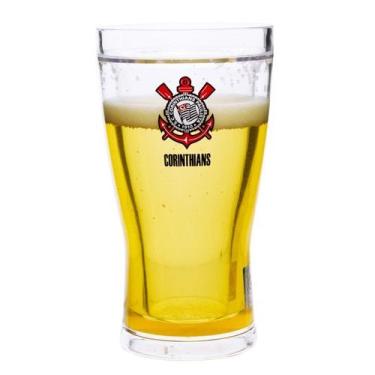 Imagem de Copo cerveja térmico 350ml - corinthians