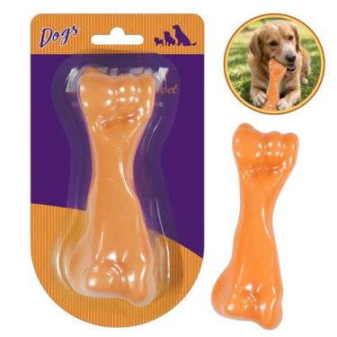 Imagem de Osso TPR Kelev Médio Jambo Pet Brinquedo Mordedor para Cachorro