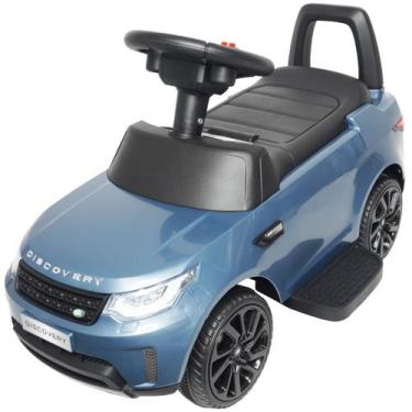 Imagem de Mini Carro Elétrico Infantil Criança Land Rover Discovery Prata Bateri