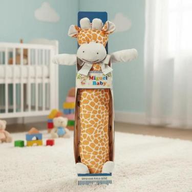 Imagem de Soninho Rolinho Bebê Fofinho 60cm Pelúcia Antialérgica - Brinquedo e T