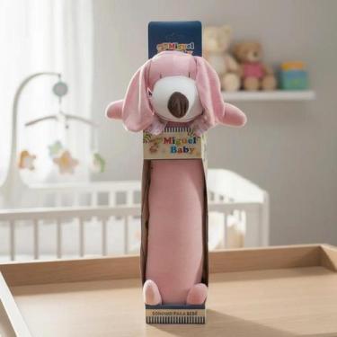 Imagem de Soninho Rolinho Bebê Fofinho 60cm Pelúcia Antialérgica - Brinquedo e T