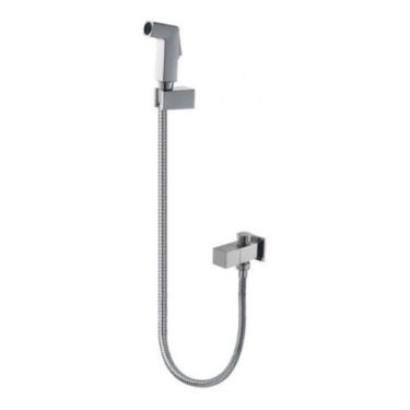 Imagem de Ducha Higiênica Quadrada Luxo 1,2m C/ Derivação 1/4 Volta - Jiwi, Prat