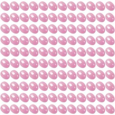 Imagem de 120 Ovos de Páscoa de Plástico Rosa 6 x 4,5 cm - yptniginu