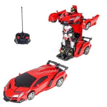 Imagem de Carrinho De Controle Remoto Robô Car Titanium Vermelho - Art Brink 