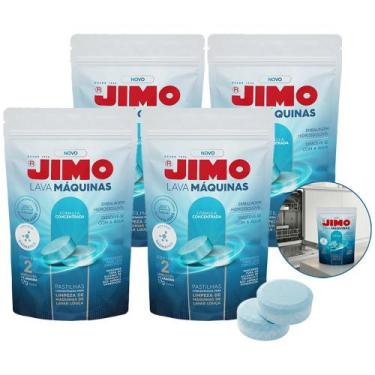 Imagem de 4 Jimo Lava Máquina De Lavar Louças 2 Pastilhas 17g Desengordurante