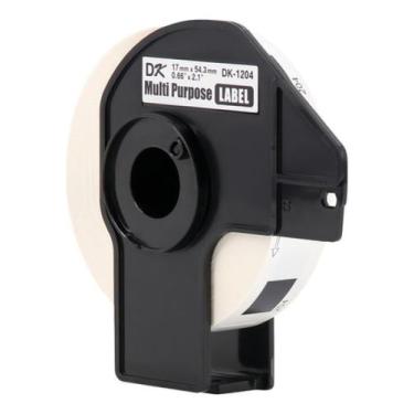 Imagem de Etiqueta Compativel P/ Uso Brother Dk-1204 17x54mm C/suporte  Kit 2un 