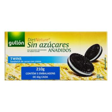 Imagem de Biscoito Cacau Recheio Creme Baunilha Gullón 210g
