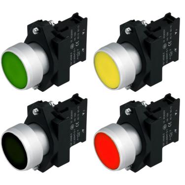 Imagem de Botão de Comando 3SB6 Série Modular Montagem Frontal em Painéis Verde Siemens