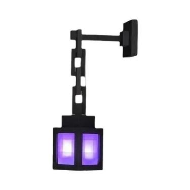 Imagem de Lanterna Noturna LED Multicolorida Recarregável Tipo-C Com Tema De Jog