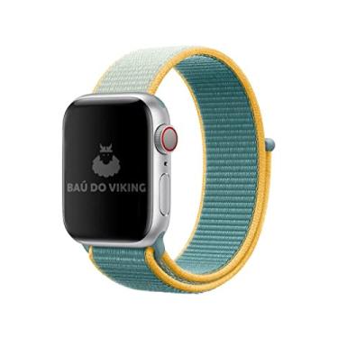 Imagem de Pulseira Nylon Loop Esportiva, compatível com Apple Watch (Verde Solar, 42/44/45)