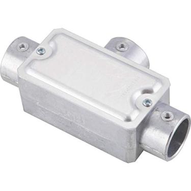 Imagem de Condulete fixo 3/4" tipo"T" - com tampa/sem rosca/sem pintura Tramontina