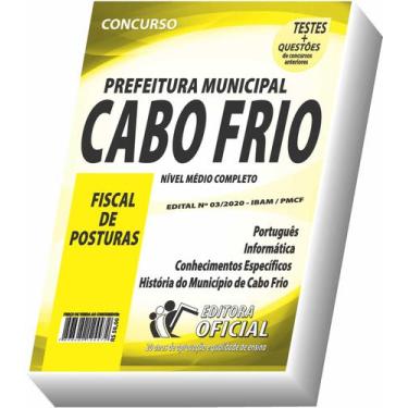Imagem de Apostila Prefeitura De Cabo Frio - Fiscal De Posturas