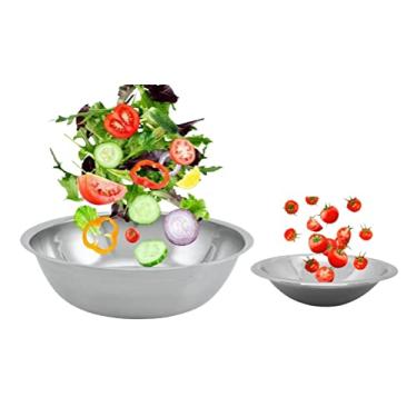 Imagem de Jogo Bowl Aço Inox Para Salada 2 Peças - Mundial Import