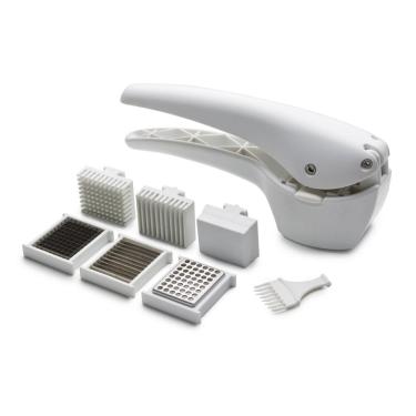 Imagem de Espremedor de Alho 3 Lâminas Imeltron Acea 13012562 em ABS Branco