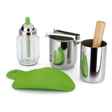 Imagem de Conjunto para Caipirinha Forma em Aço Inox