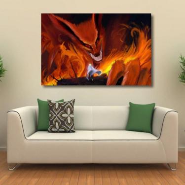 Imagem de Quadro decorativo Naruto - Kyuubi - Tela em Tecido