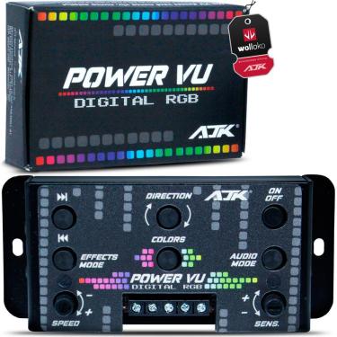 Imagem de Nova Central AJK Sound Power VU Para Faróis Com RGB Ritmico