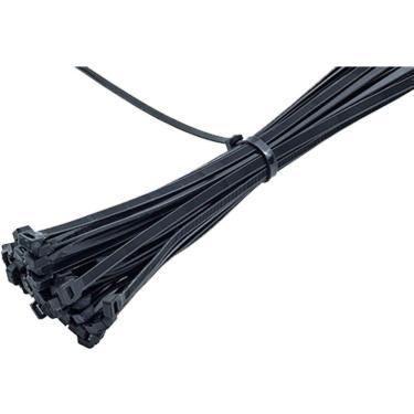 Imagem de Abraçadeira Thompson Nylon 250 x 4,8mm Preto Embalagem c/ 100 unidades