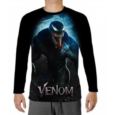 Imagem de Blusa Camiseta Manga Longa 33 Venom Filme Marvel - Primus