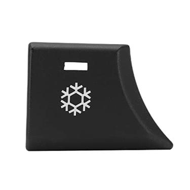 Imagem de Botão de controle de ar condicionado, plástico ABS painel de controle climático substituição da moldura da tampa do interruptor para X5 E70 2007-2013