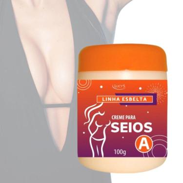Imagem de Creme Seios Aumenta Evita Flacidez e Deixa Durinho Seios A e F Lucy`s 100g cada.