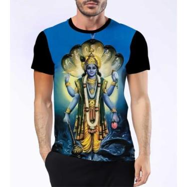 Imagem de Camiseta Camisa Vishnu Deus Hindu Sustentação Universo Hd 4 - Dias No