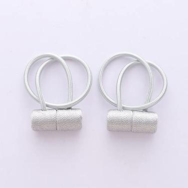 Imagem de Cinta de cortina de fivela magnética cilíndrica simples criativa fivela magnética fivela magnética cortina tiebacks suportes de cortina, T15,2 PCS