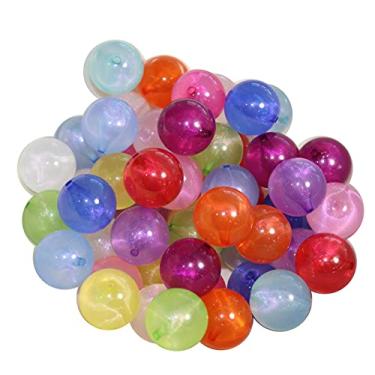 Imagem de Mistura de 52 mm a granel de 20 mm com glitter estilo Frost sólido acrílico grosso contas de chiclete de 13 cores lote de contas de goma