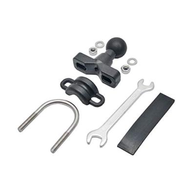 Imagem de Riloer Suporte de bola de guidão de motocicleta com parafuso em U e bola de 2,54 cm para guidões de 1,97 cm a 3,17 cm de diâmetro