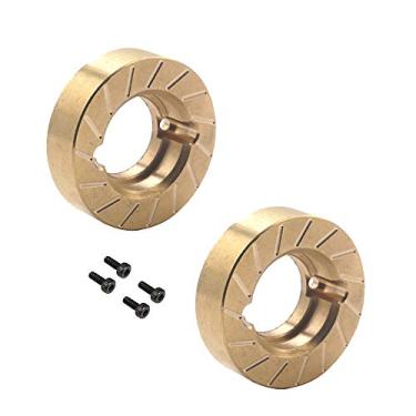 Imagem de 2 peças ShareGoo latão 68 g RC junta de roda de cobre contrapeso interno para carro axial SCX10-II 90046 90047 1/10 RC