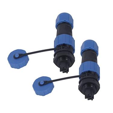 Imagem de Conector de Cabo de Aviação, Conexão de Parafuso LP13 Macho FêMea Tomada de Fio para Computadores