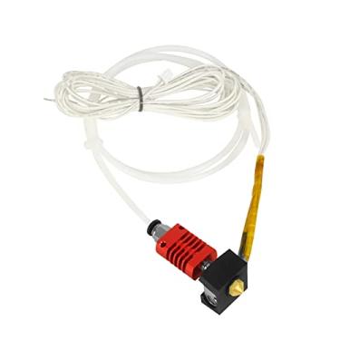 Imagem de LUGU 3D Upg de Parts Kit MK10 Extrusor Hotend Montado com Bloco de Aquecimento de Alumínio Bico de 0,4mm Bico de 100K Ohm Termistor PTFE Tubo 24V 50W Compatível com impresso 3D X5SA / X5SAPRO /