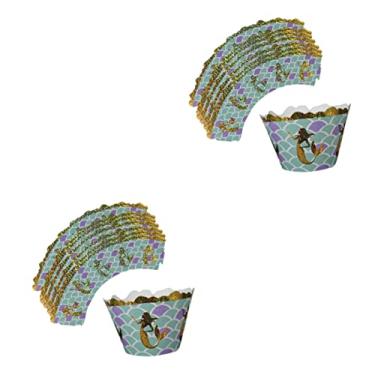 Imagem de ifundom Xícaras De Cupcake 24 Peças Embalagem De Cupcake Para Chá De Bebê Forminhas De Muffin Envoltórios De Cupcake Tigelas De Sobremesa De Copos De Muffin De Forro