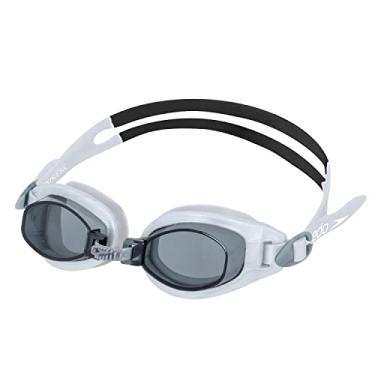 Imagem de Óculos de Natação, Speedo, Freestyle SLC, Proteção UV e Antifog, Vedação M - Preto/Cinza