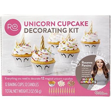 Imagem de ROSANNA PANSINO by Wilton Kit de decoração de cupcake de unicórnio