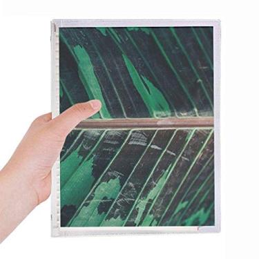 Imagem de Caderno de fotos Simpol Banana Leaf Planta Natureza Folhas Soltas Diário Recarregável Diário Papelaria