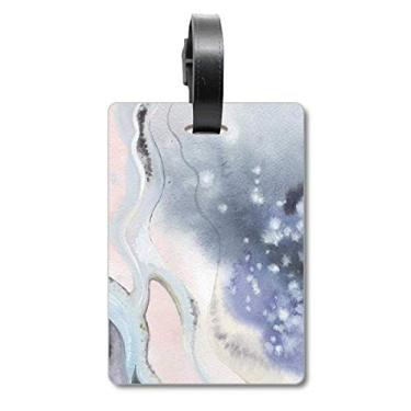 Imagem de Tinta, aquarela, sombreamento, abstrata, mala, etiqueta de bagagem, cartão de bagagem, etiqueta de Scutcheon
