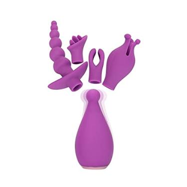 Imagem de Vibradores 5 em 1 Ponto G Estimulador Clitóris Anal Mamilo Massageador Ponto G 10 Frequências À Prova D'água Zatla Shop