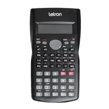 Imagem de Calculadora Cientifica Letron 240 Funcoes Preta 
