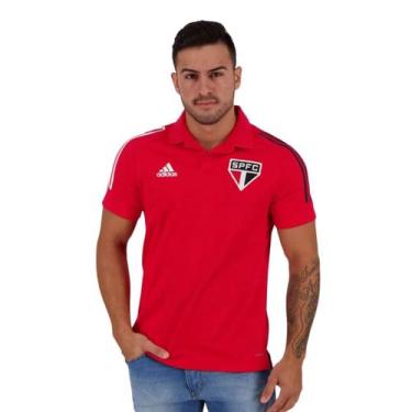 Imagem de Camisa Pólo Masculina São Paulo Vermelho 2020