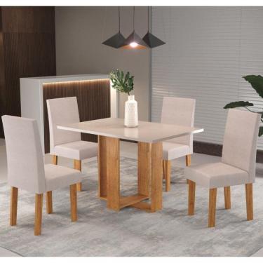 Imagem de Conjunto Sala de Jantar Vanessa 4 Cadeiras Venus Viero