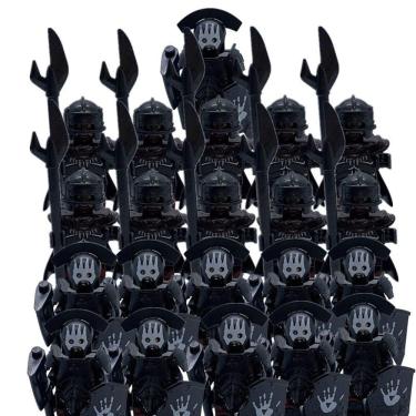 Imagem de 21pcs/lot cruzado romano comandante soldados cavaleiros medievais